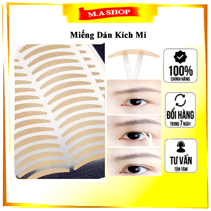 Miếng dán mí miếng kích mí vân lưới tự nhiên không lộ