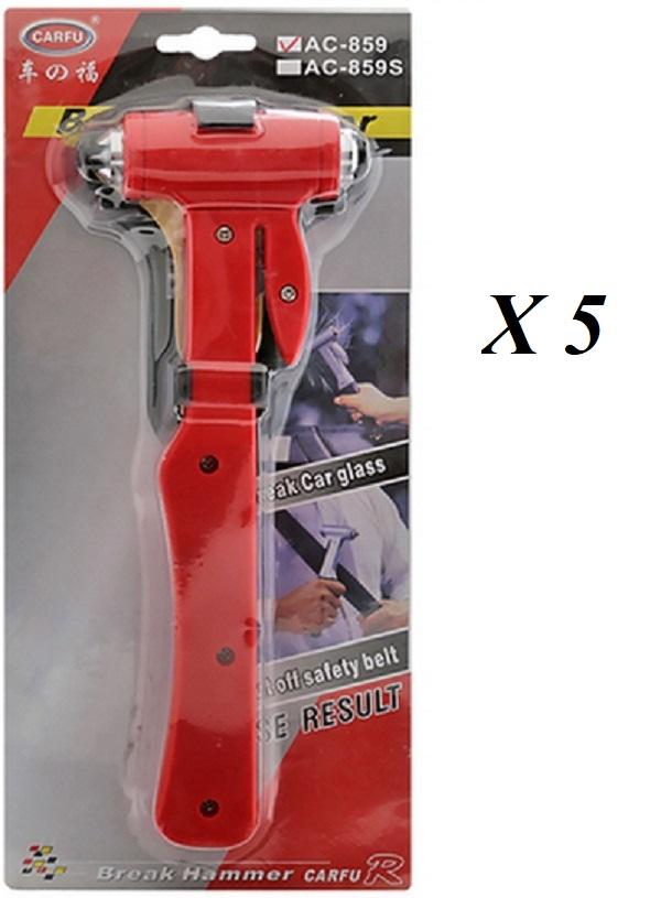 Bộ 5 búa thoát hiểm cho ô tô carfu ac-859 hando pns417