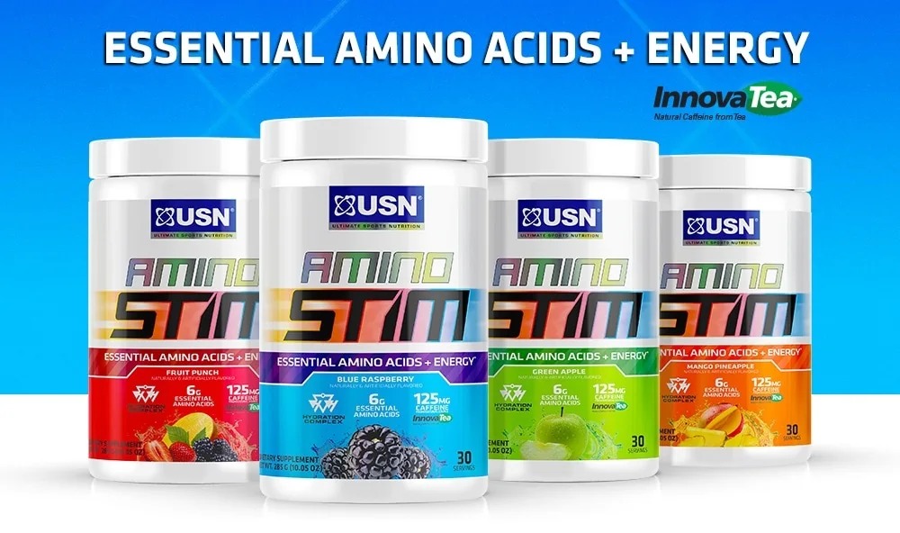 USN Amino Stim EAA + Energy, 30 Servings
