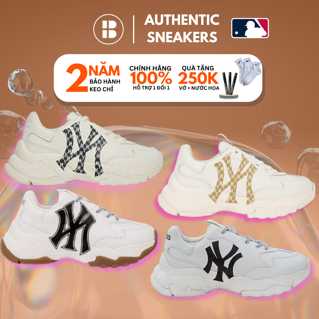 Giày chunky mlb độn đế giày mlb chính hãng chunky bigball chunky new york yankees