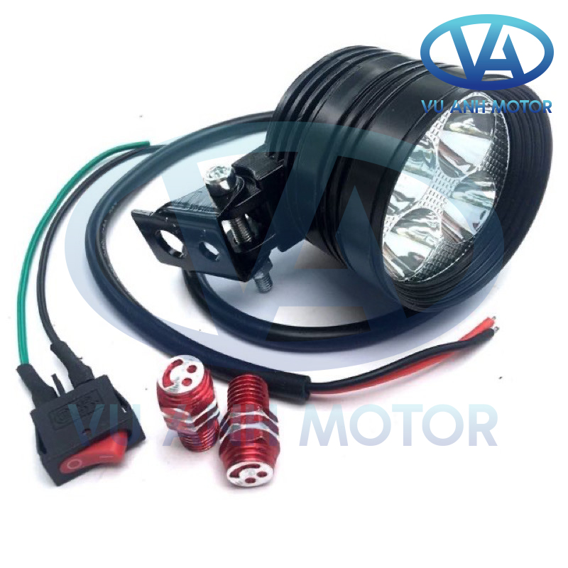 Đèn trợ sáng l4 ngắn 20w 3 chế độ kèm công tắc