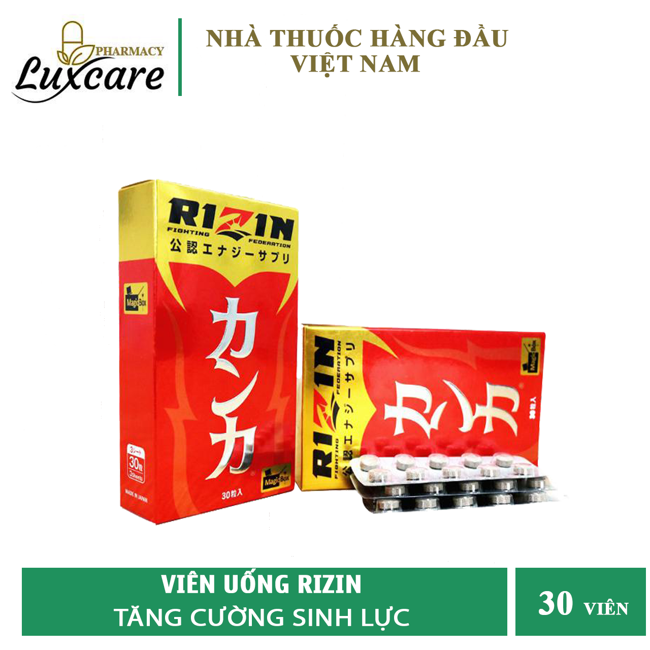 [HCM]Viên Uống RIZIN (Nhật Bản) - Giúp Bồi Bổ Sức Khỏe & Tăng Cường Bản Lĩnh Phái Mạnh