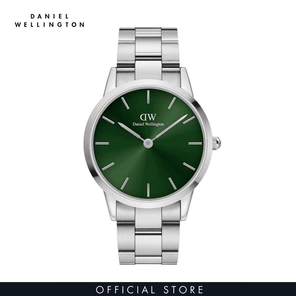 Đồng hồ nam daniel wellington dây kim loại - iconic emerald 40mm dw00100427