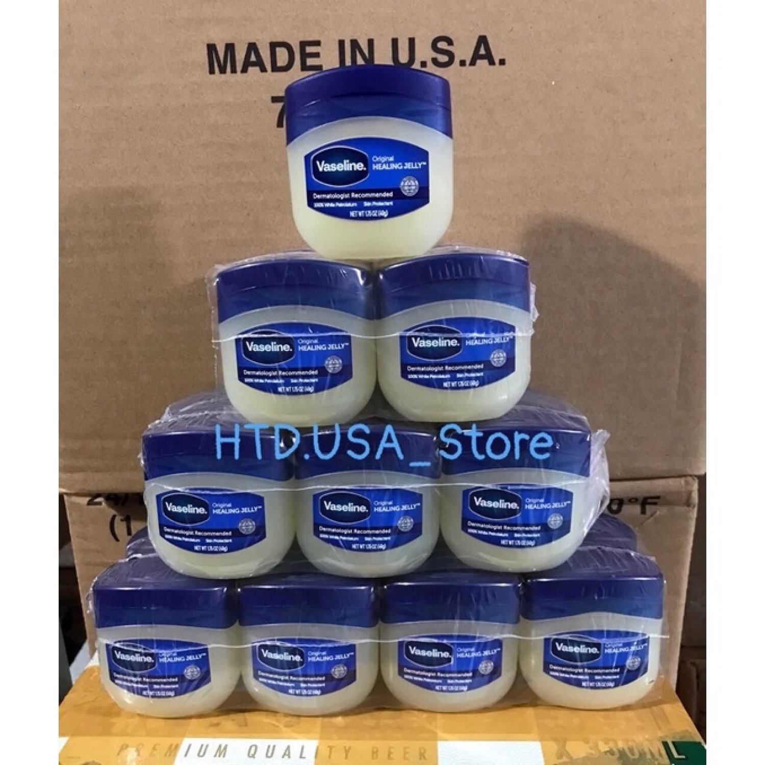 Sáp dưỡng da toàn thân vaseline 49g - usa