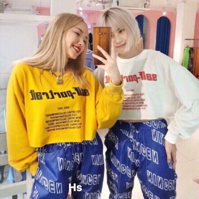 Áo croptop solf port dài tay hsu0819