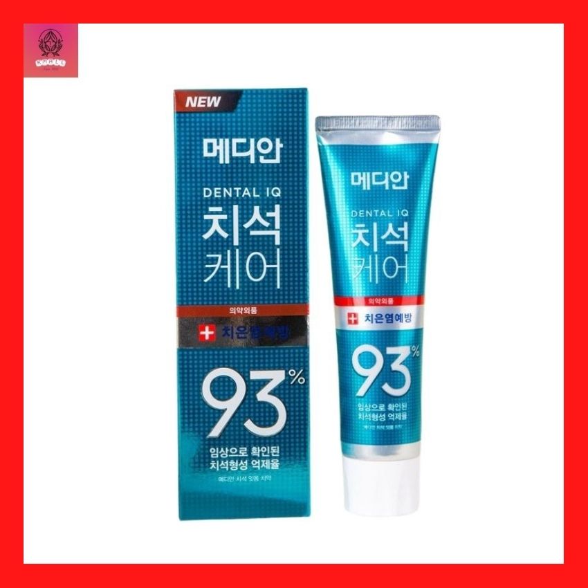 [NEW] Kem đánh răng Median Dental IQ 93% White Kmall A277, chuyên dùng cho người bị viêm nứu, chảy máu chân răng, nhập khẩu Hàn Quốc