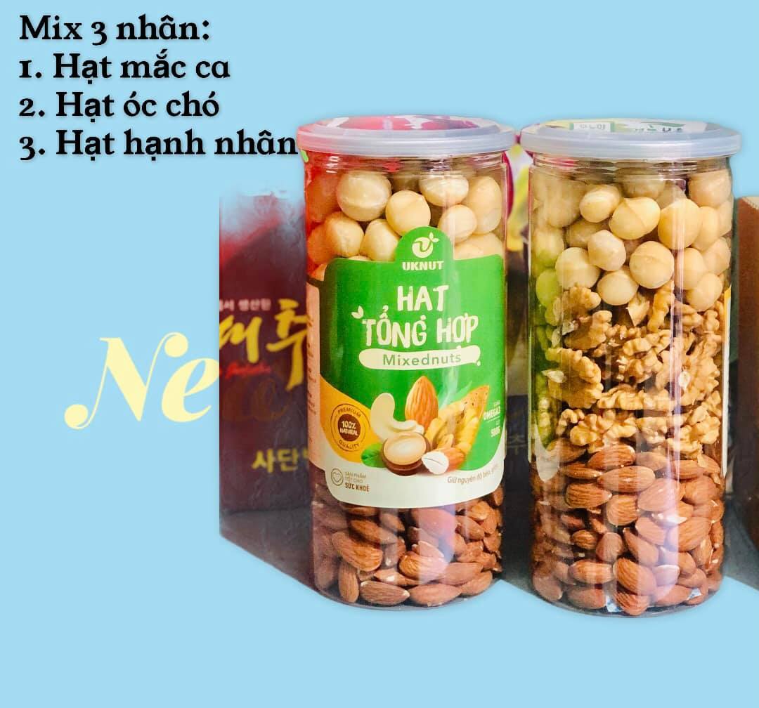Mixed 3 Premium Nuts - Walnut, Macca, Almond 500G