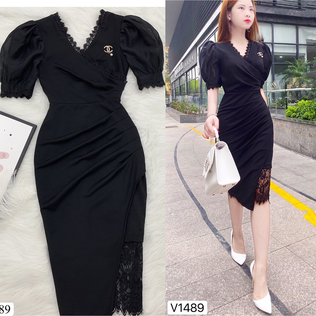 [HCM][CAM KẾT HÀNG THIẾT KẾ CAO CẤP]-Váy ôm bodyváy dự tiệc- thương hiệu DVC(Kèm ảnh thật ) BU FASSHION SHOP