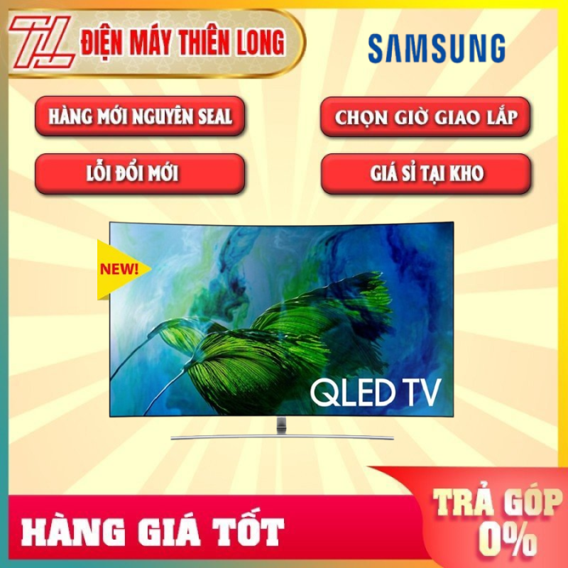 Smart Tivi QLED 4K UHD Samsung 55 inch 55Q8CNA - QA55Q8CNA - Remote thông minh One Remote đa nhiệm nhỏ gọn Điều khiển tivi bằng điện thoại SmartThings - TRẢ GÓP 0% - GIAO TOÀN QUỐC - NGOÀI HCM TÍNH PHÍ