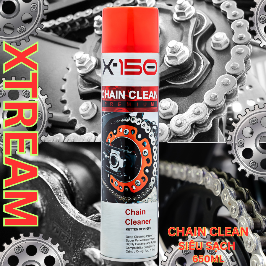 [ SIÊU SẠCH ] chai vệ sinh sên XTREAM X150 650ml siêu to  tặng bàn chải .