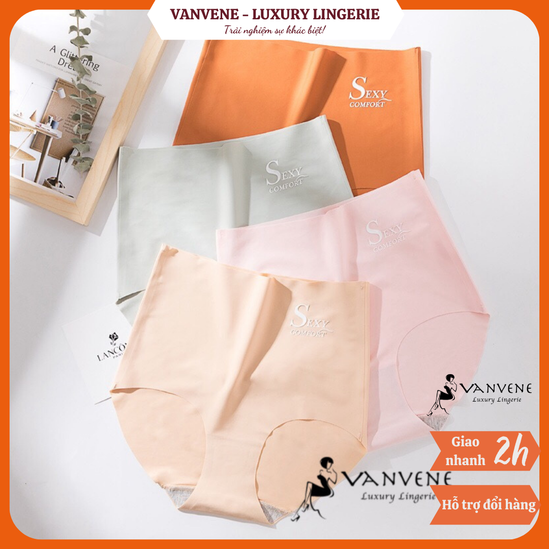 Quần lót su non không đường may sexy cạp cao gen bụng qua rốn gen bụng mới q208 - vanvene luxury