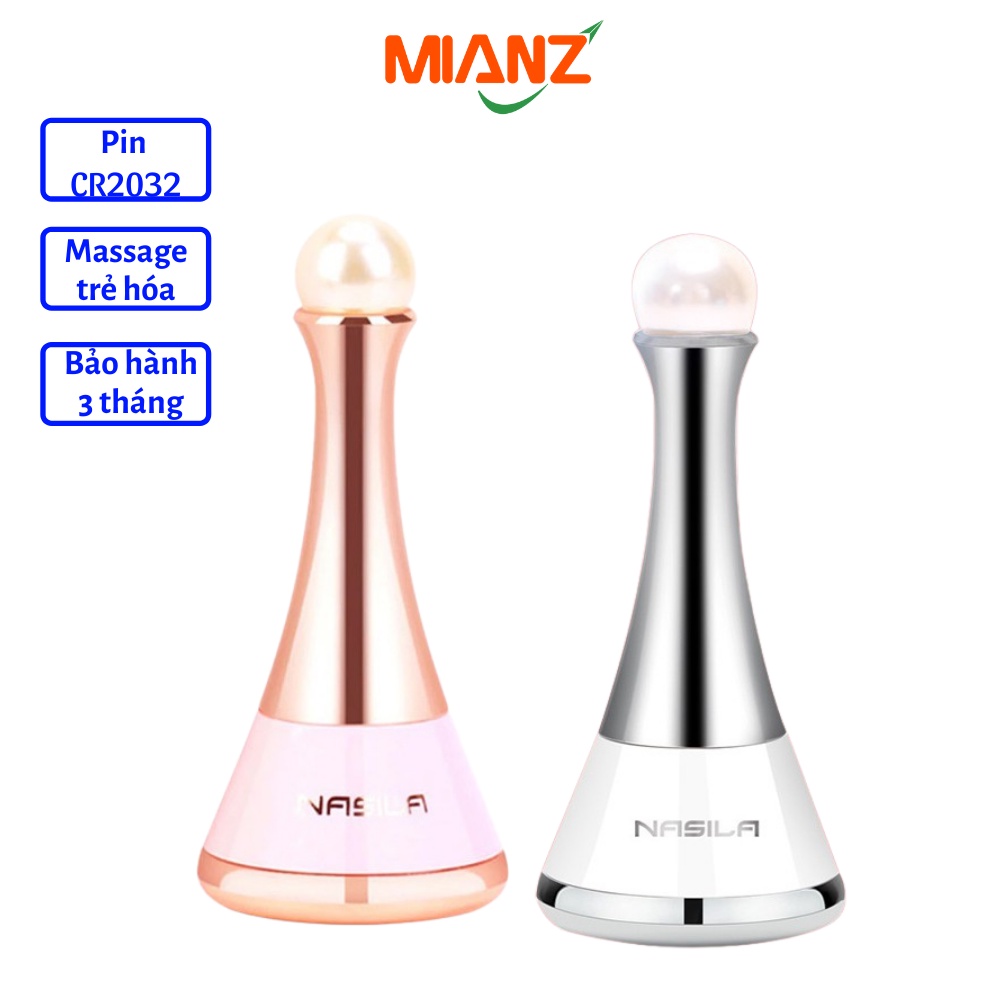 Máy massage mặt ion cầm tay, Matxa làm đẹp trẻ hóa nâng cơ đẩy tinh chất - Tặng Pin dự phòng - MIANZ GROUP