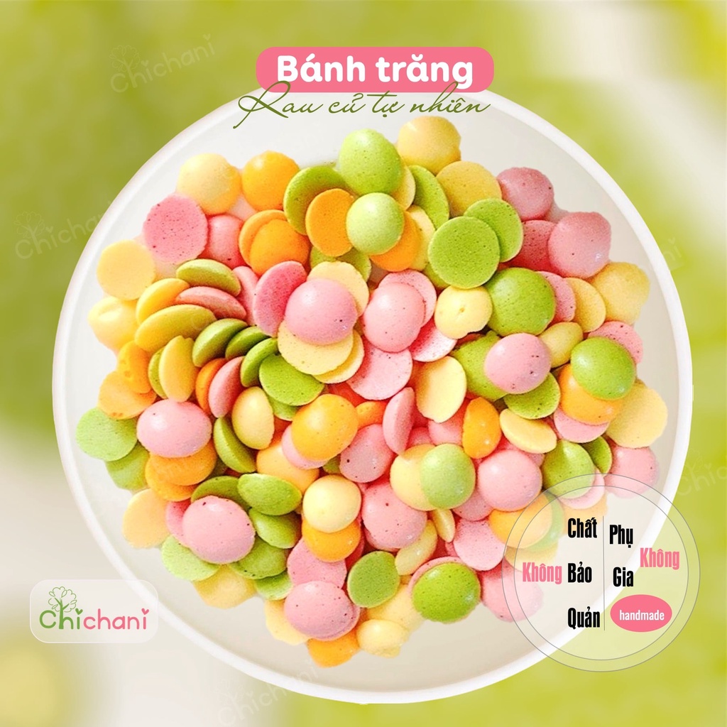 Bánh ăn dặm rau củ tự nhiên lòng đỏ trứng gà nguyên chất cho bé 6m+ HSD 3 tháng