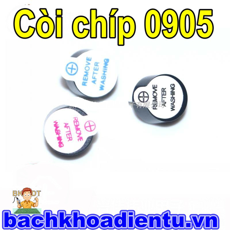 2 cái còi chíp 3v/5v/12v tmb09a05 0905 9mmx5.5mm