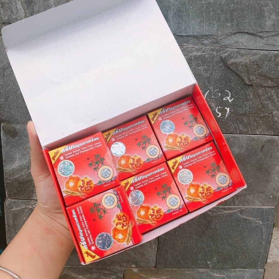 Combo 1 lố 12 hộp kem SÂM LỰU ĐỎ Thái Lan