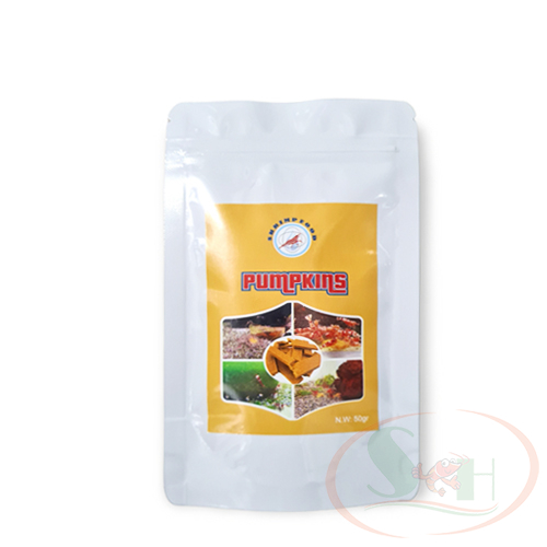 Thức ăn cá tép Pumpkins bí ngô dinh dưỡng cho cá tép cảnh sula kén ăn