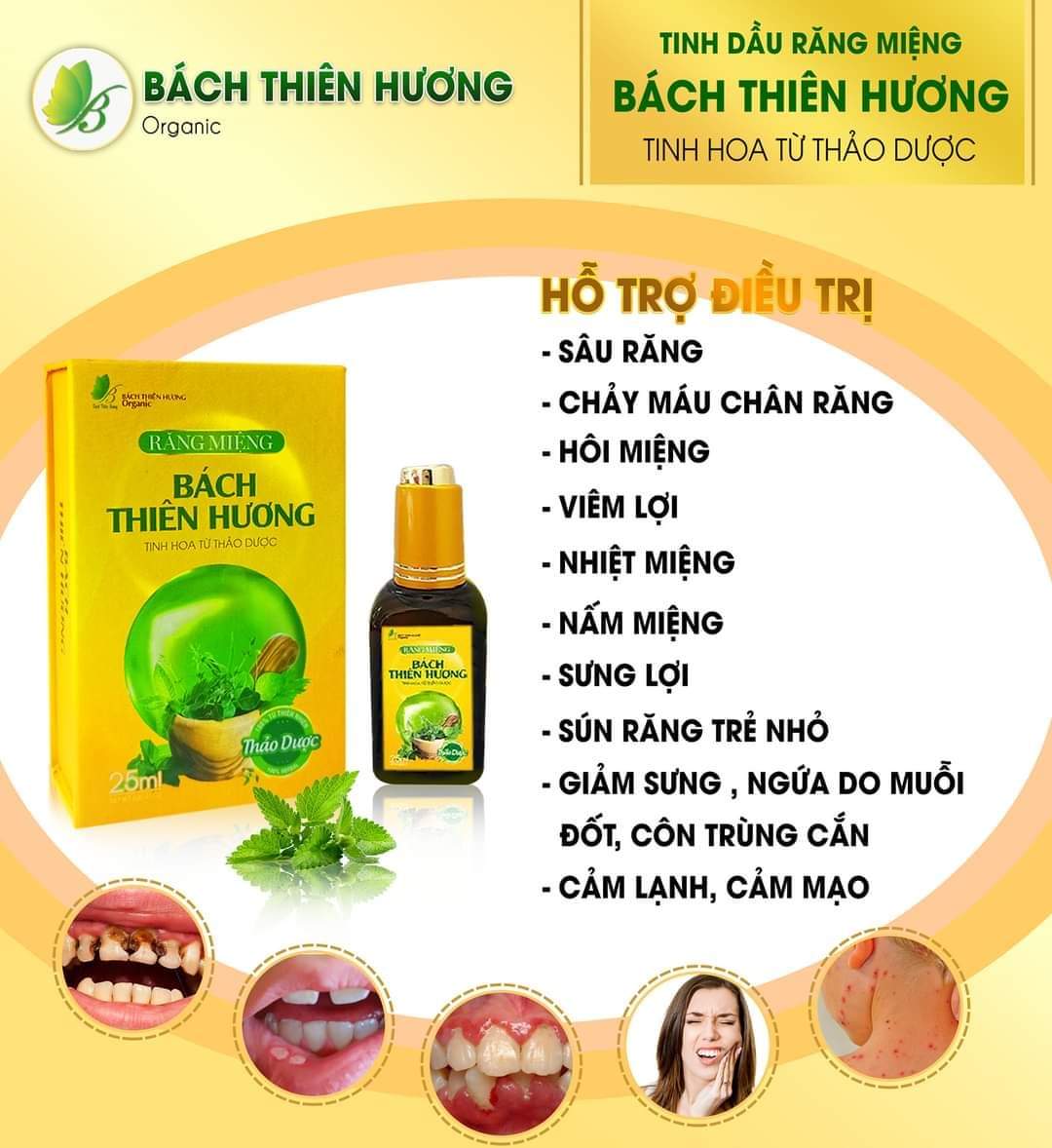 Bách Thiên Hương chăm sóc răng miệng