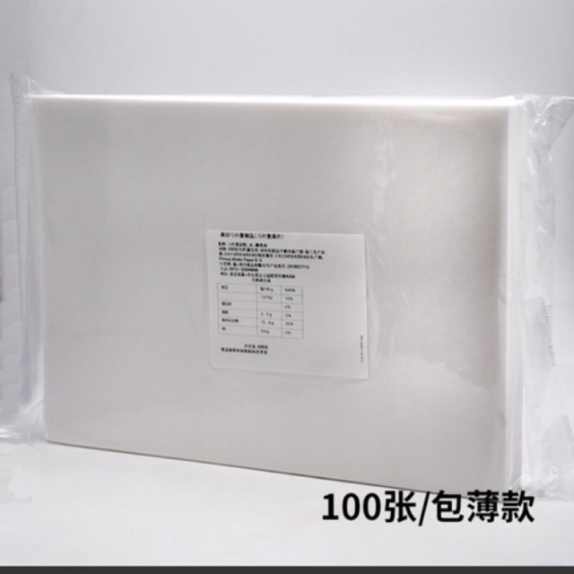 100 tờ giấy gạo làm hoa , giấy dày in ảnh( wafer paper)