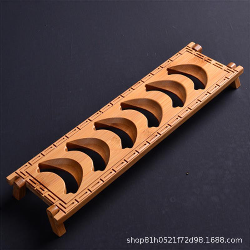 Gác chén trà bằng tre đã xử lý chống mối mọt cong vênh, đã phủ bóng