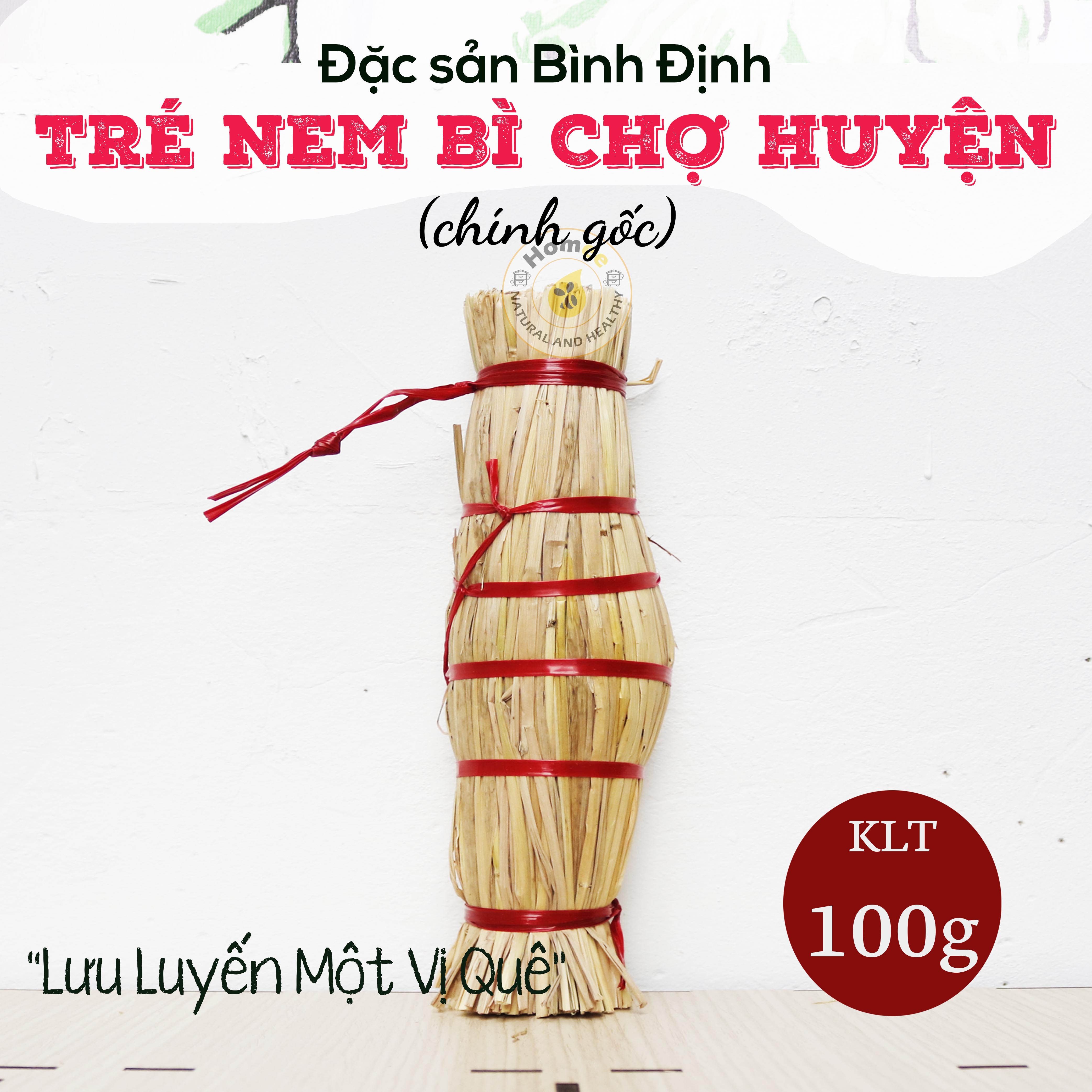 Tré nem bì chợ huyện chính gốc bình định - 100g | đặc sản quê nhà bình định