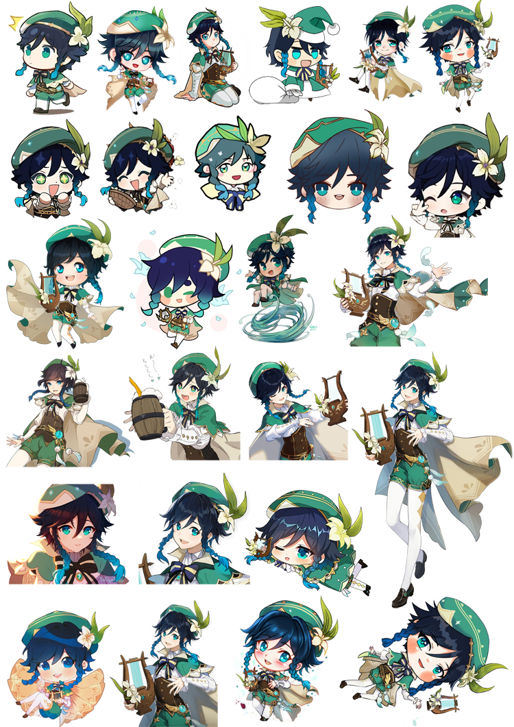 sticker venti Genshin Impact