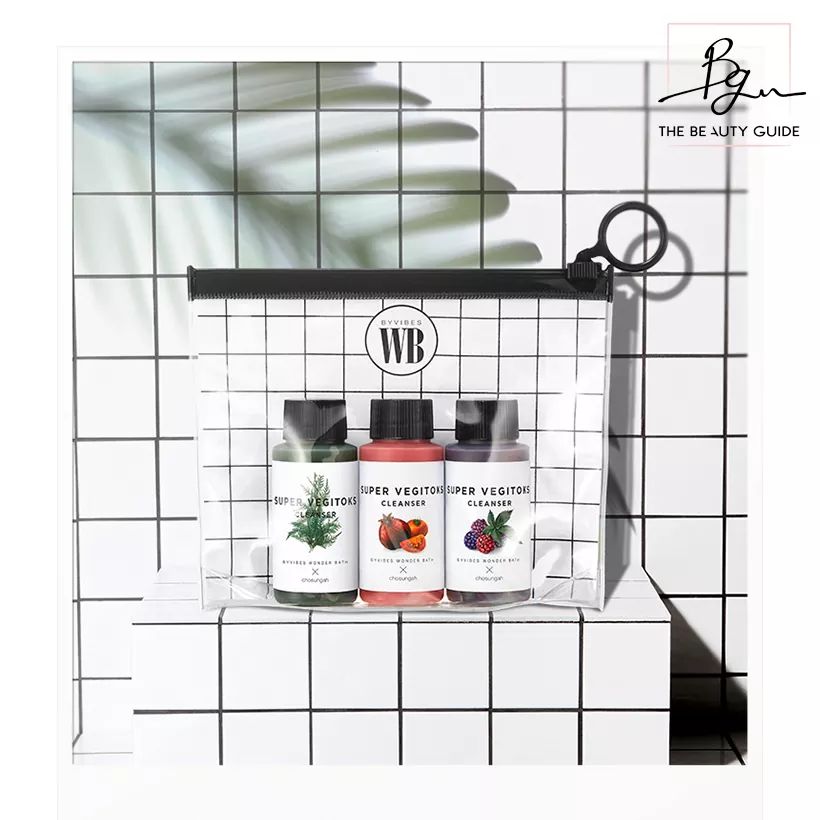 [HCM]Sữa rửa mặt thải độc rau củ Byvibes Wonder Bath Super Vegitoks Cleanser 30ml