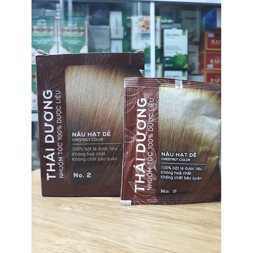 Nhuộm tóc Thái Dương màu Nâu Hạt Dẻ