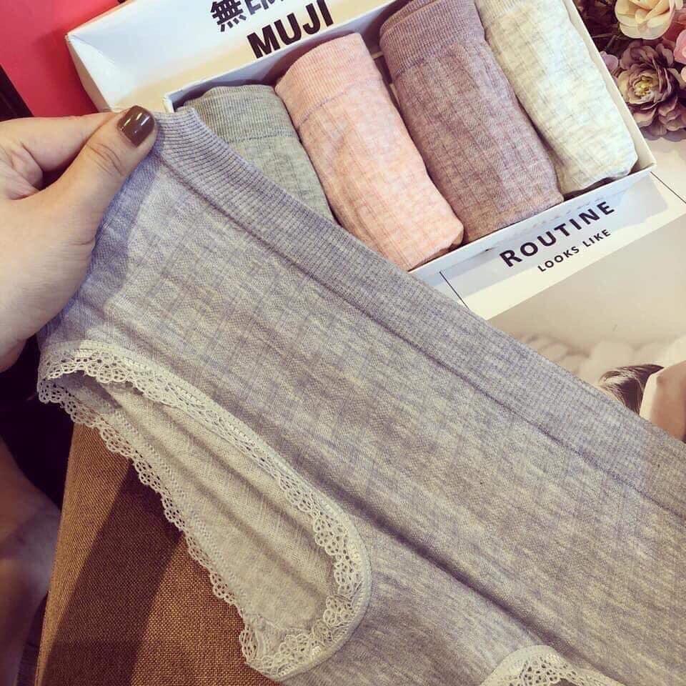 Hộp combo 5 quần chip cotton hàng chuẩn, thời trang 1993