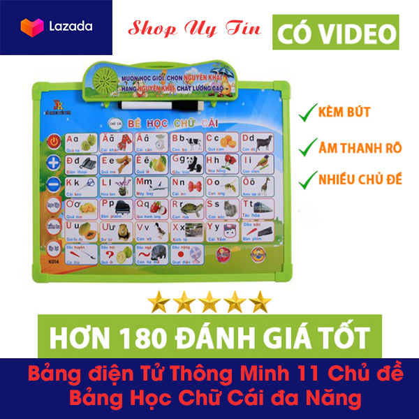 Bảng điện tử thông minh 11 chủ đề, bảng học chữ cái đa năng, giúp bé tự phát triển toàn diện, học tập tốt, bang học dien tu thong minh nhieu chu de giúp be tự phat trien toan dien hoc tap tot
