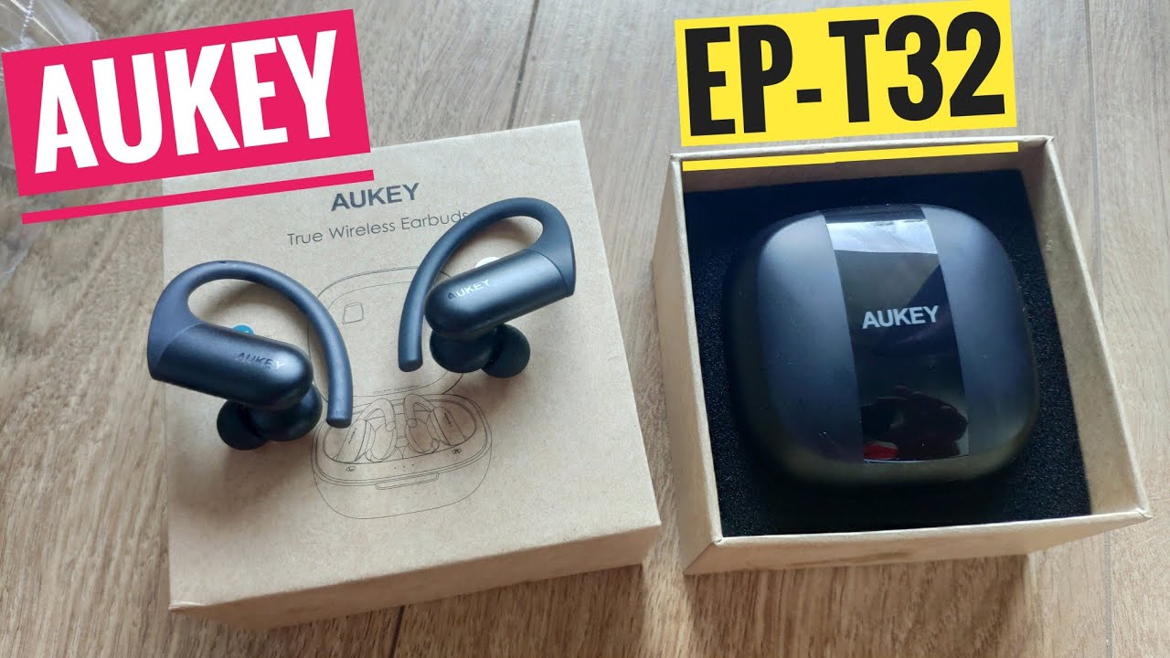 Tai nghe sạc không dây kèm hộp sạc AUKEY EP-T32 Over-Ear IPX8 với CVC 8.0