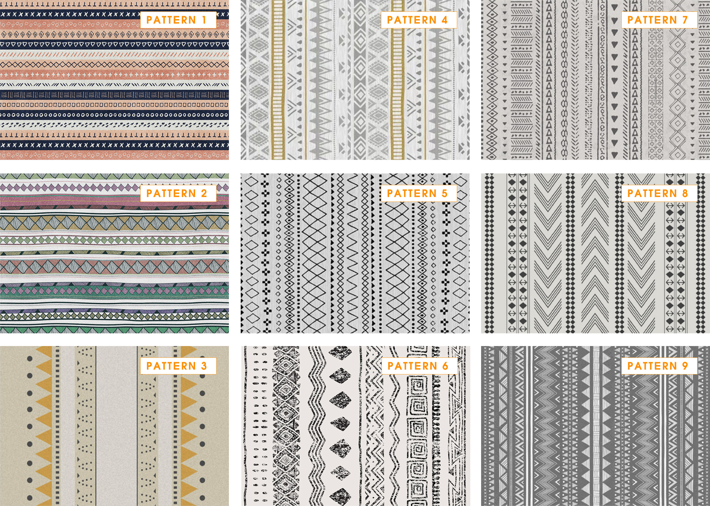 Thảm Trang Trí Phòng Khách NORDIC PATTERN NO2