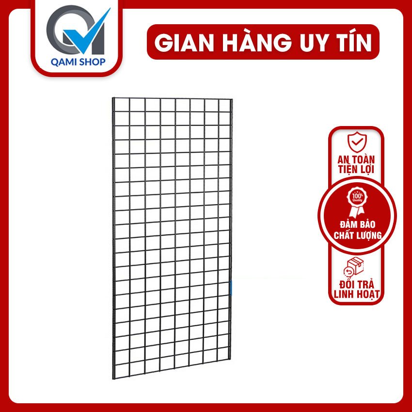[FREESHIP] Lưới sắt treo đồ khung lưới sắt trang trí treo tường QM14 chất liệu cứng cáp chắn chắn, phun sơn tĩnh điện chống gỉ - QAMI SHOP