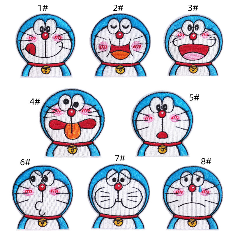 Sticker ủi hình doraemon Miếng Dán Áo hình doraemon