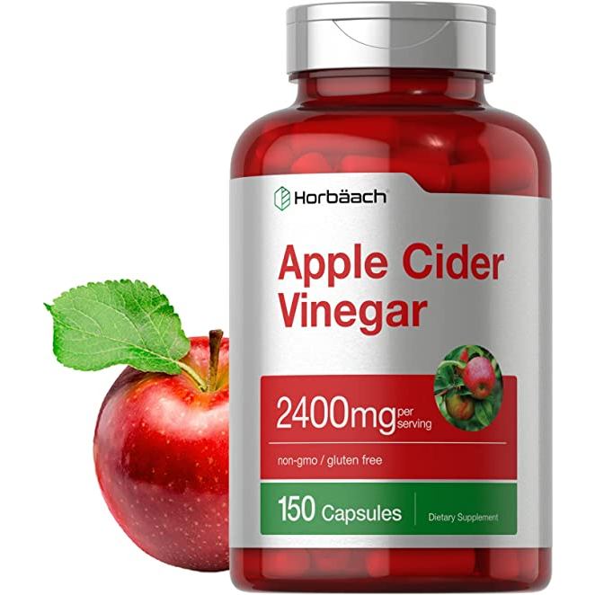 Horbaach Apple Cider Vinegar 2400mg Viên Uống Giấm Táo Hỗ Trợ Giảm Cân 150