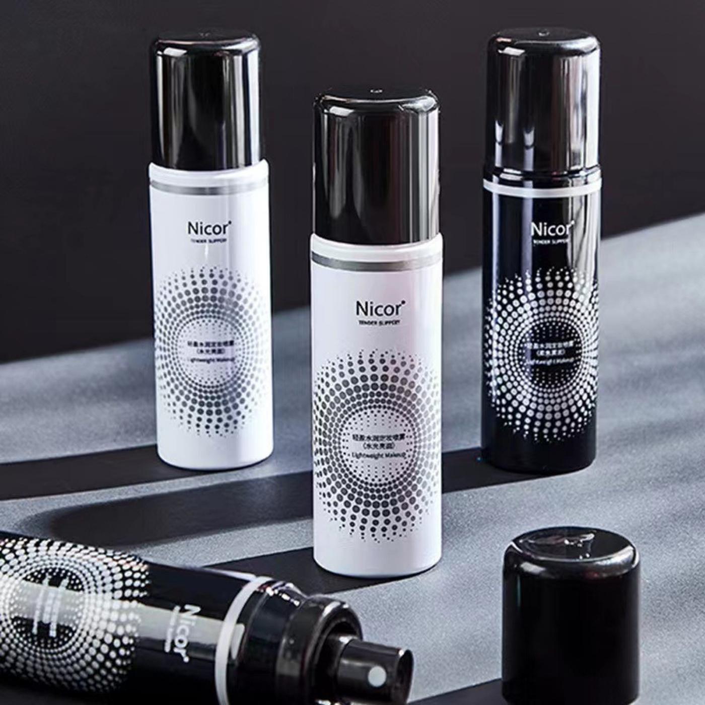 Xịt Khóa Trang Điểm Cố Định  Lớp Makup 12 Giờ Lâu Trôi Nicor Xịt Cố Định Kiềm Dầu Giúp Căng Bóng Dưỡ