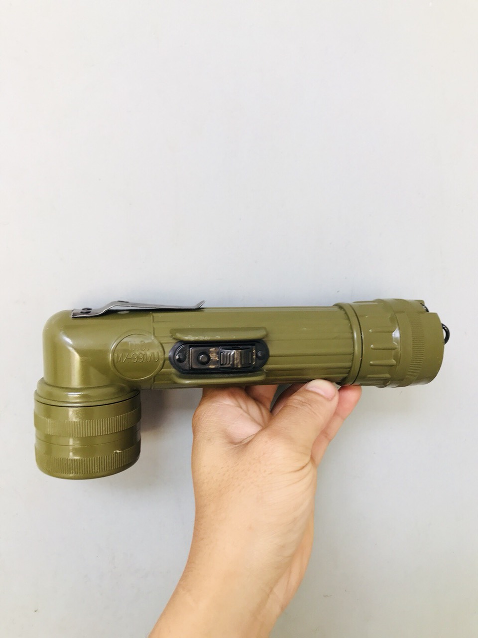 Đèn pin mỹ xưa đèn pin của lính,Đèn pin cong US