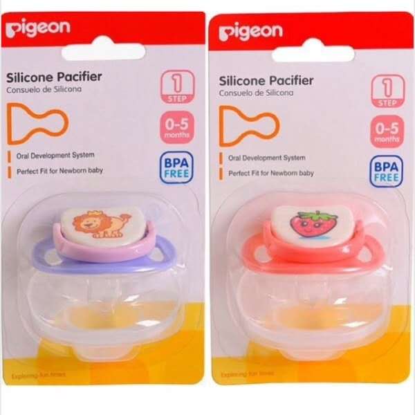 Núm ty giả pigeon giai đoạn 1 và 2 cho bé