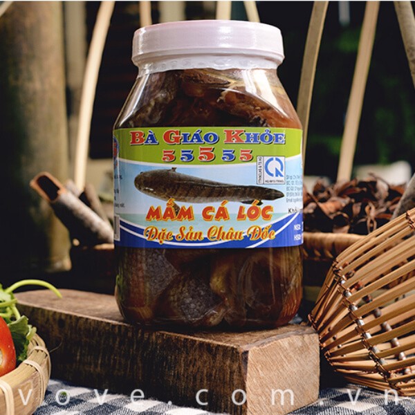 [HCM]Mắm Cá Lóc Nguyên Con Bà Giáo Khỏe 55555 hủ 500gr đặc sản Châu Đốc Không sử dụng hóa chất phẩm màu độc hại