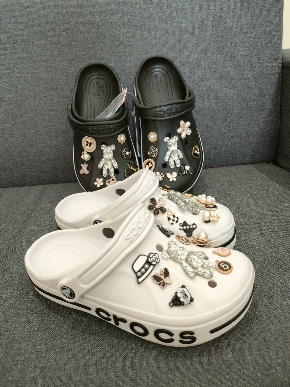 Combo Dép sục baya crocs unisex cho người lớn, giày sục hàng xuất dư