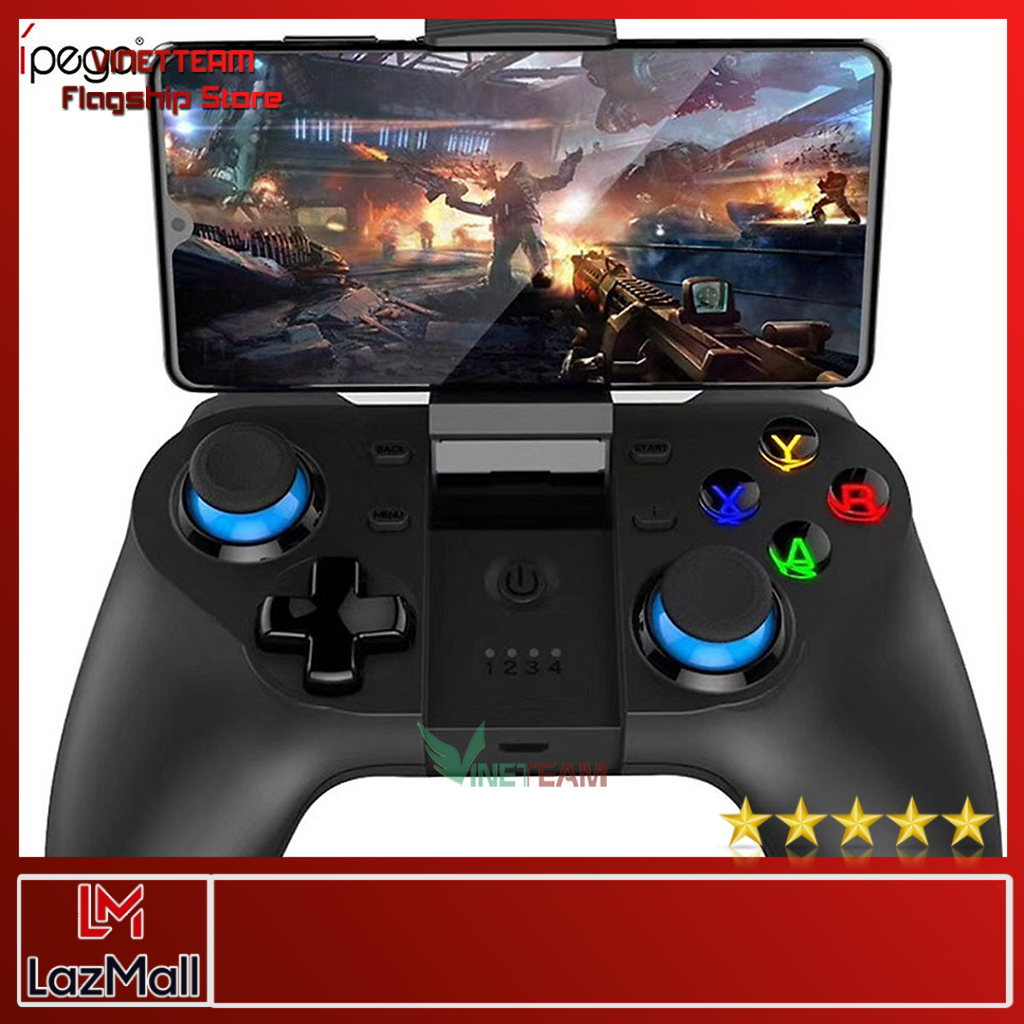 Vinetteam tay cầm chơi game ipega pg-9129 không dây kết nối bluetooth cho ios androi-bh 6 tháng