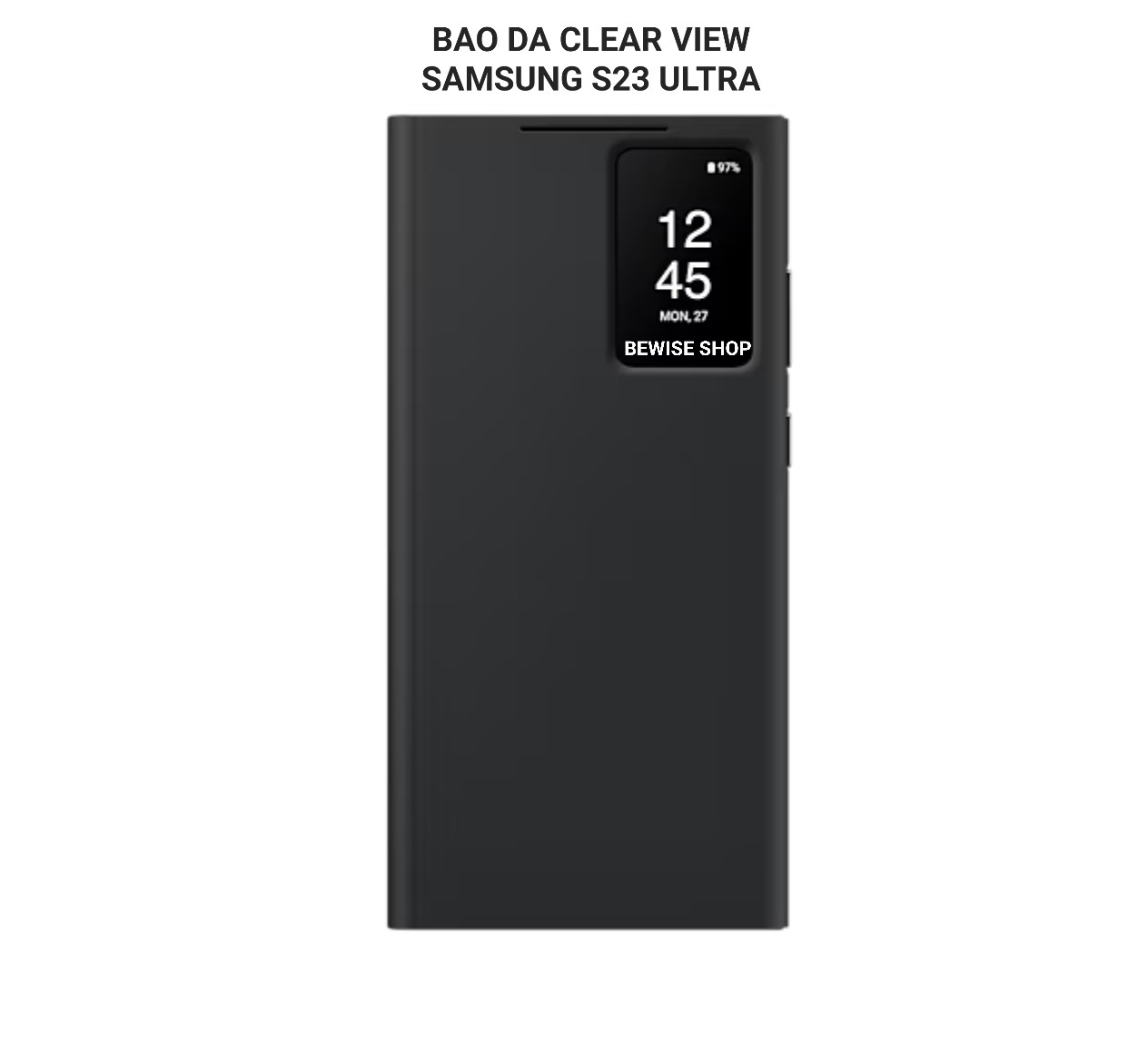 Bao da samsung galaxy s23ultra - s23 smart view wallet case - hàng chính hãng