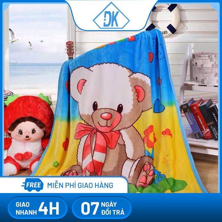 Chăn tuyết nhung êm mềm cho bé bán trú size 85x110cm - ĐĂNG KHOA 79 - chăn nhung - chăn cho bé, blanket