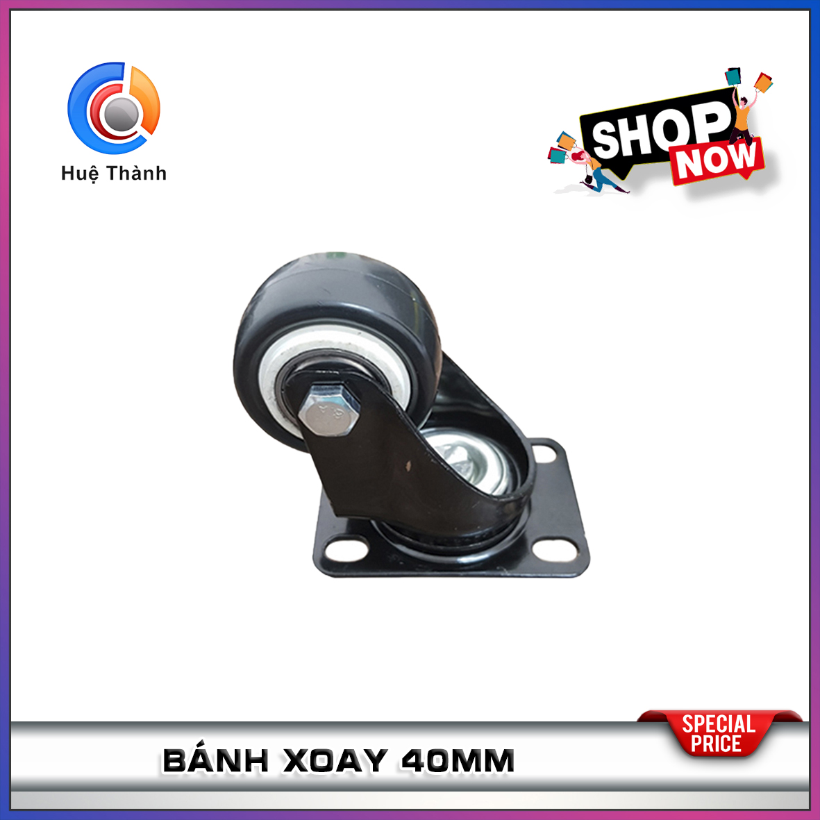 50MM xoay (4 cái) độ bền cao, giảm tiếng ồn, nhựa cứng cao cấp, đảm bảo chất lượng, nhiều mẫu mã - Linh Kiện Mới Việt Nam cam kết về chất lượng sản phẩm và mong muốn được đồng hành lâu dài với quý khách! Mời quý kh