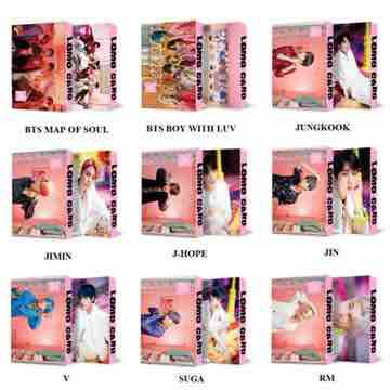 Lomo bts mẫu mới map of the soul persona boy with luv mẫu 30 lomo card cực đẹp, cực cool.