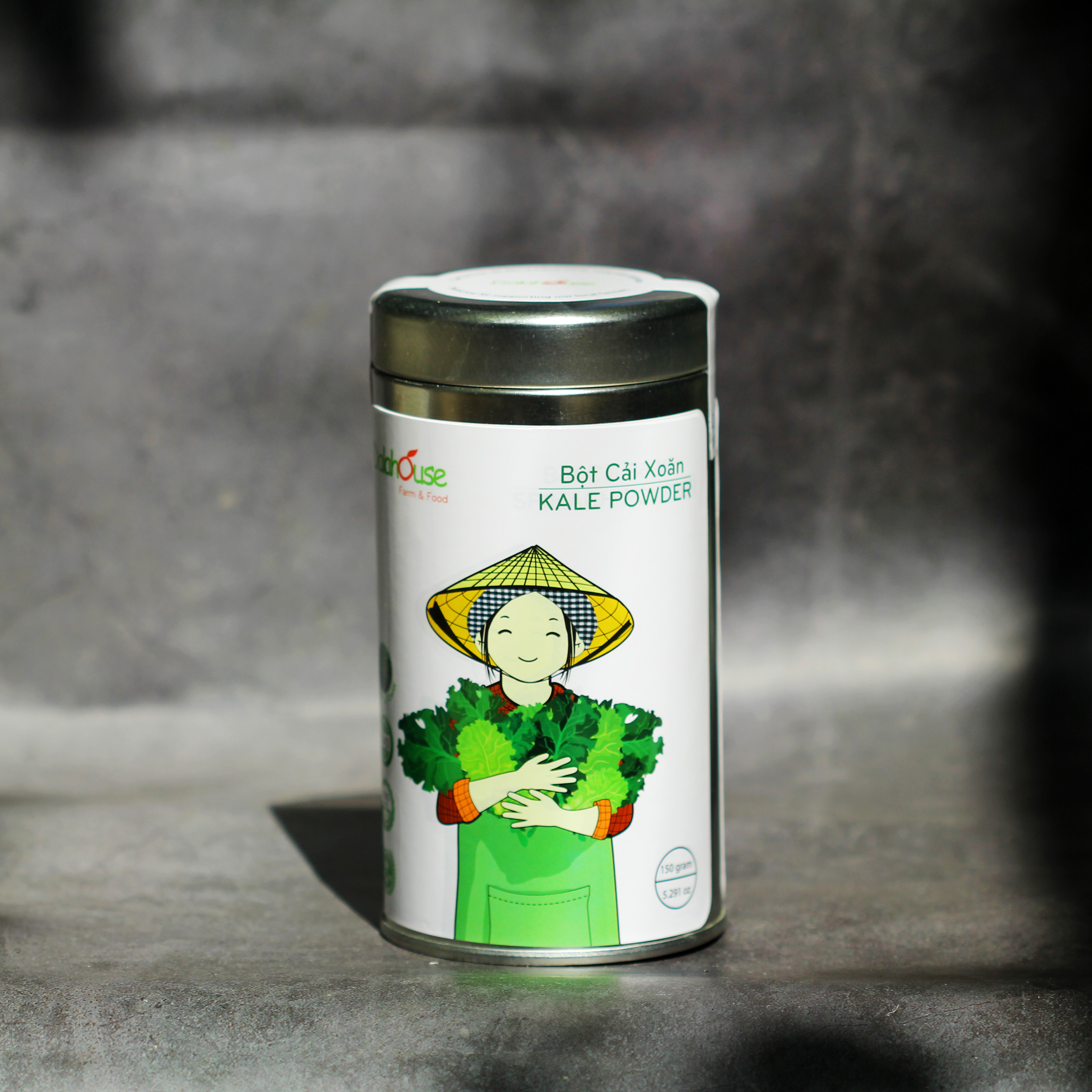 Lon Bột cải xoăn Kale nguyên chất Dalahouse 150g - NPP Tâm Dược Thảo