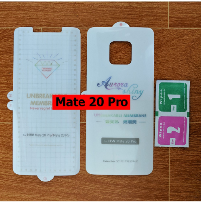 Miếng dán ppf 2 mặt huawei mate 20 pro