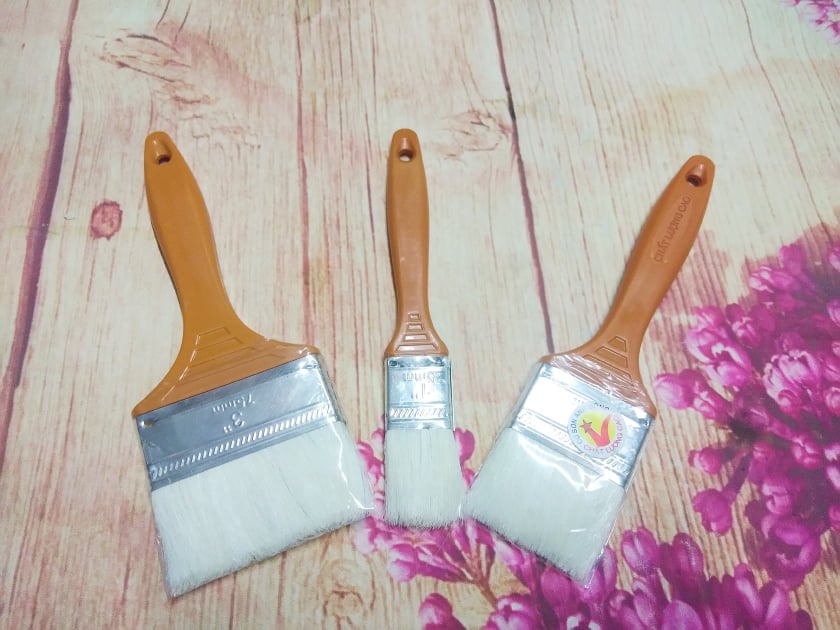 Cọ lông thỏ chất lượng cao 1 inch cán nhựa