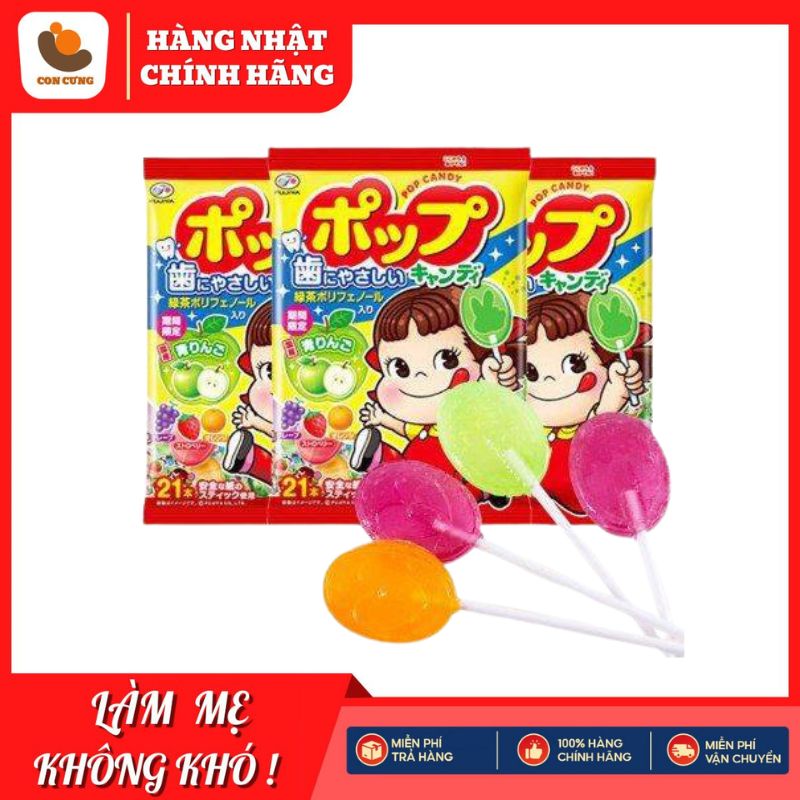Kẹo mút trái cây fujiya nội địa nhật