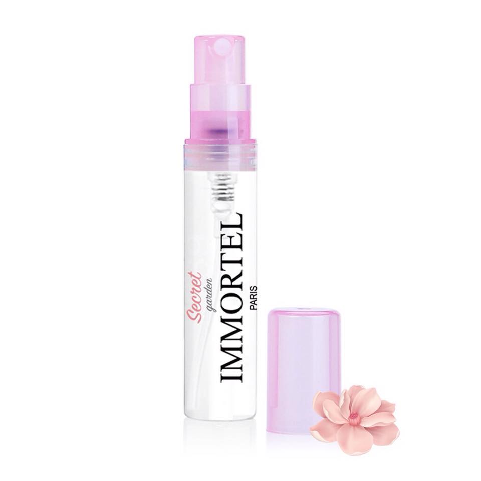 Nước hoa nữ IMMORTEL Secret garden Chai xịt 3ml Eau de parfum