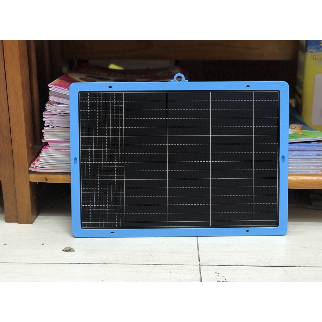 Bảng bộ hai mặt viết phấn và bút lông khổ a4 chính hãng